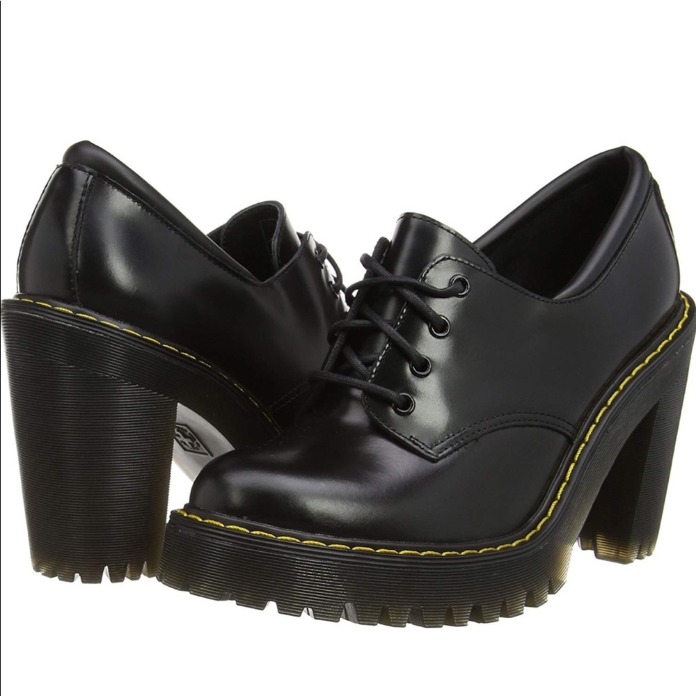 Dr. Martens chunky oxford heel